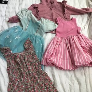 GAP Dusty Rose Ruffle Zip Hoodie - Kids